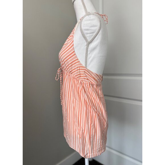 J.Crew Womens Melon Striped Halter Top NWT Size S 60% Cotton 40% Modal Elastic W - Picture 4 of 15